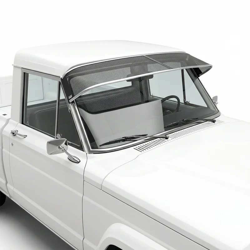 Premium Mesh Windscreen Sunvisor for Jeep J-4600 (1970 - 1973) - 1