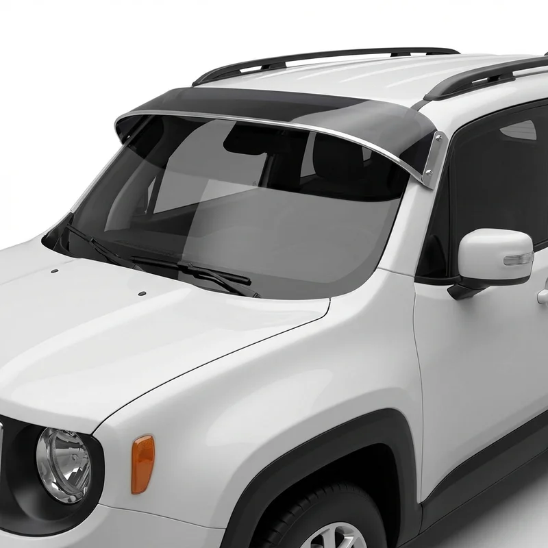 Tinted Acrylic Windscreen Sunvisor for Jeep Renegade Verona LE (2019 - 2023) - 1