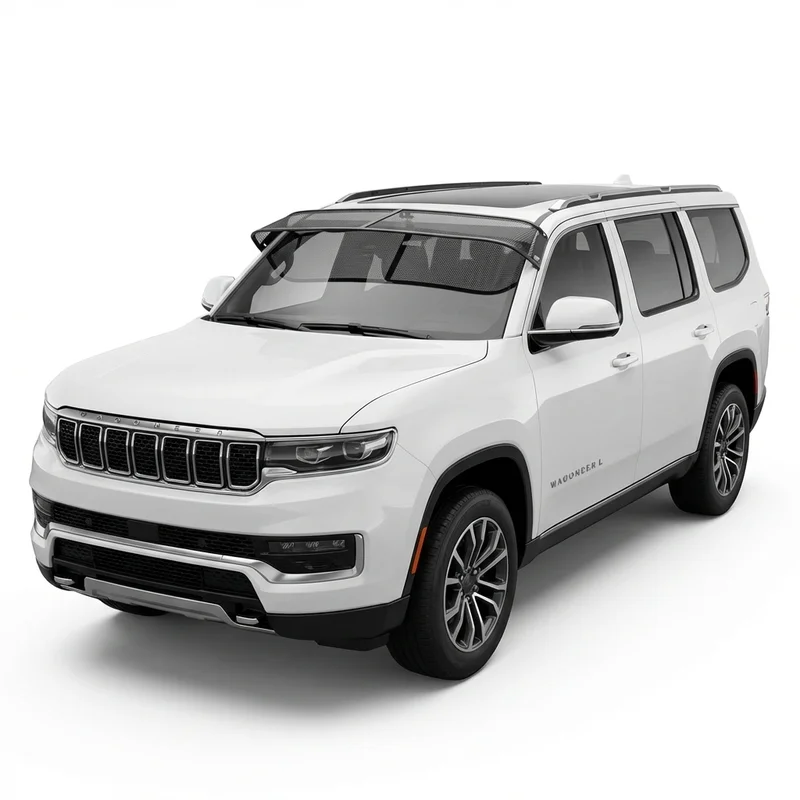 Premium Mesh Windscreen Sunvisor for Jeep Wagoneer L (2023 - 2025) - 1