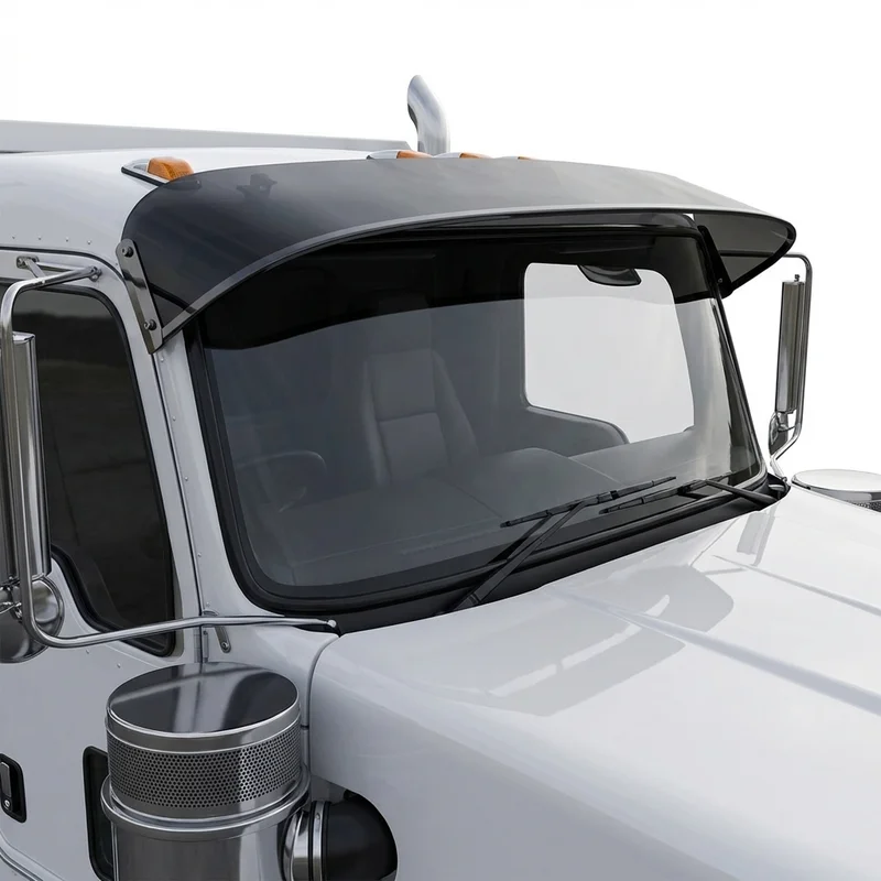 Tinted Acrylic Windscreen Sunvisor for Kenworth C500 (2007 - 2019) - 1