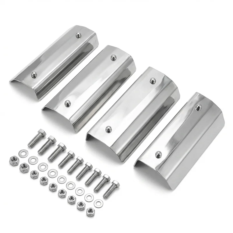 Stainless Steel Mounting Bracket Kit for Kenworth T370 (2008 - 2021) - 1