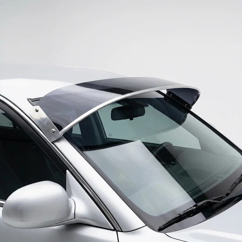 Tinted Acrylic Windscreen Sunvisor for Kia Amanti (2005 - 2009) - 1