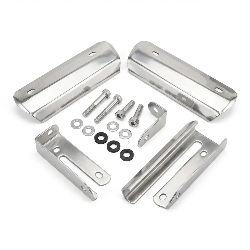 Stainless Steel Mounting Bracket Kit for Kia Forte Koup (2010 - 2017) - 1