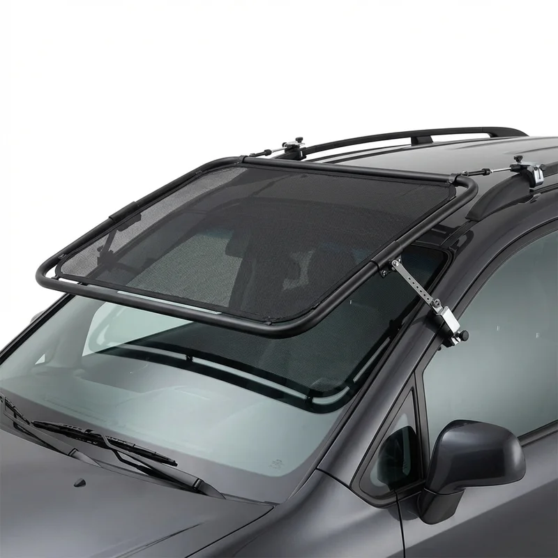 Premium Mesh Windscreen Sunvisor for Kia Rondo (2007 - 2017) - 1