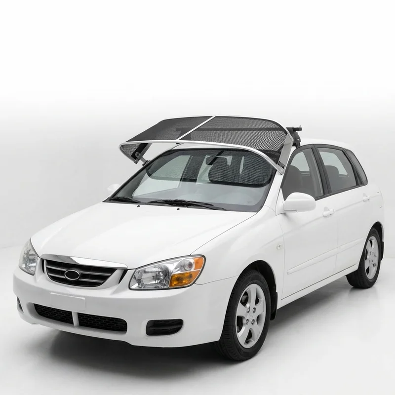 Premium Mesh Windscreen Sunvisor for Kia Spectra5 (2005 - 2009) - 1