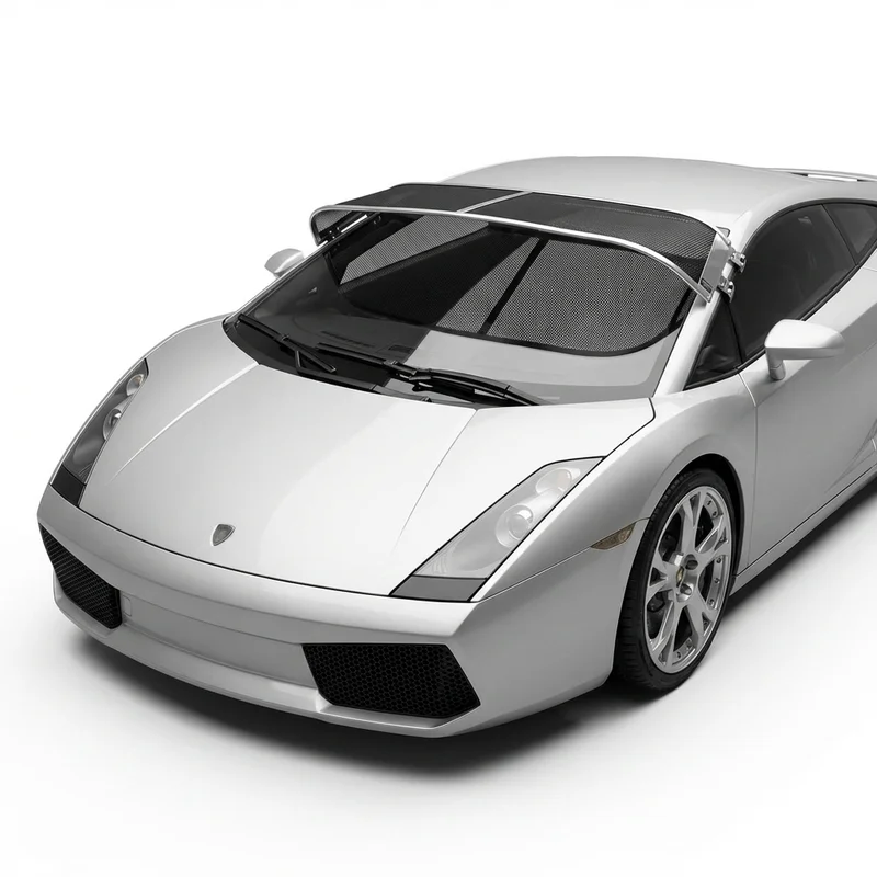 Premium Mesh Windscreen Sunvisor for Lamborghini Gallardo (2008 - 2014) - 1