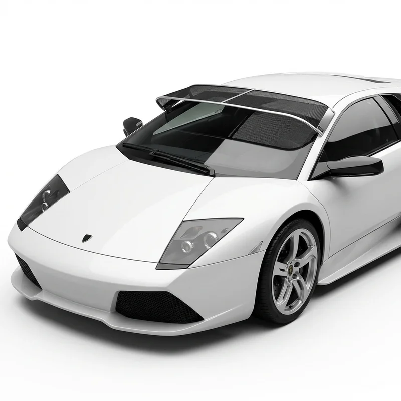 Premium Mesh Windscreen Sunvisor for Lamborghini Murcielago (2008 - 2010) - 1