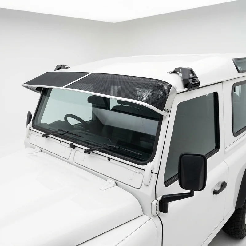 Premium Mesh Windscreen Sunvisor for Land Rover Defender 90 (1994 - 2024) - 1