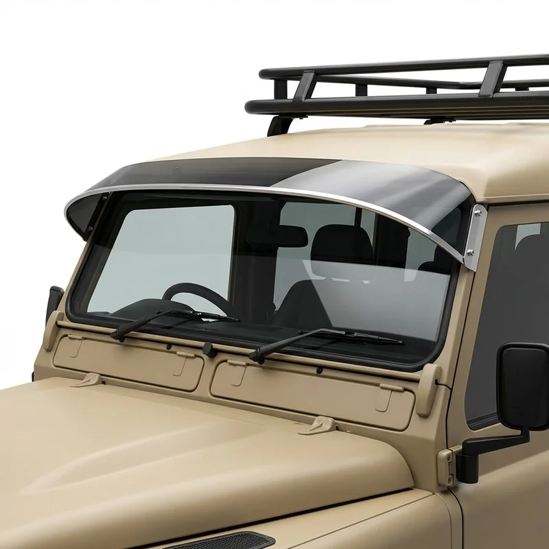 Tinted Acrylic Windscreen Sunvisor for Land Rover Defender (2011 - 2015) - 1