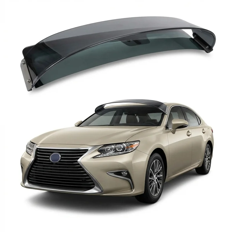 Tinted Acrylic Windscreen Sunvisor for Lexus ES300h (2013 - 2025) - 1