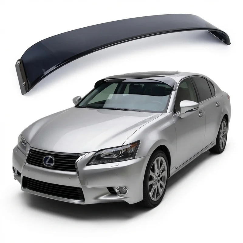 Tinted Acrylic Windscreen Sunvisor for Lexus GS450h (2007 - 2018) - 1