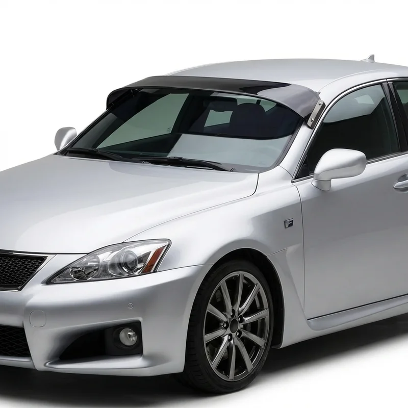 Tinted Acrylic Windscreen Sunvisor for Lexus IS F (2008 - 2014) - 1