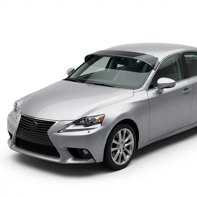 Tinted Acrylic Windscreen Sunvisor for Lexus IS200t (2016 - 2017) - 1