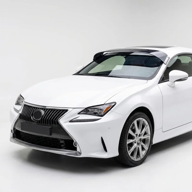 Tinted Acrylic Windscreen Sunvisor for Lexus RC200t (2016 - 2017) - 1