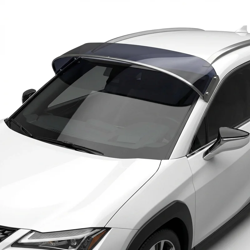 Tinted Acrylic Windscreen Sunvisor for Lexus UX200 (2019 - 2022) - 1
