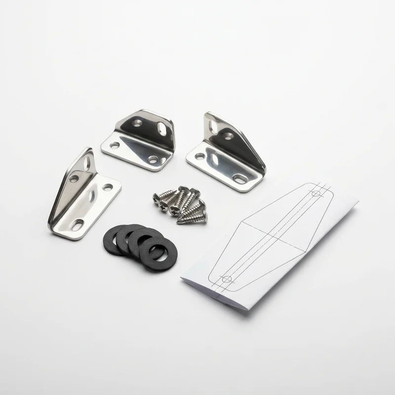 Stainless Steel Mounting Bracket Kit for Lincoln Nautilus (2019 - 2025) - 1