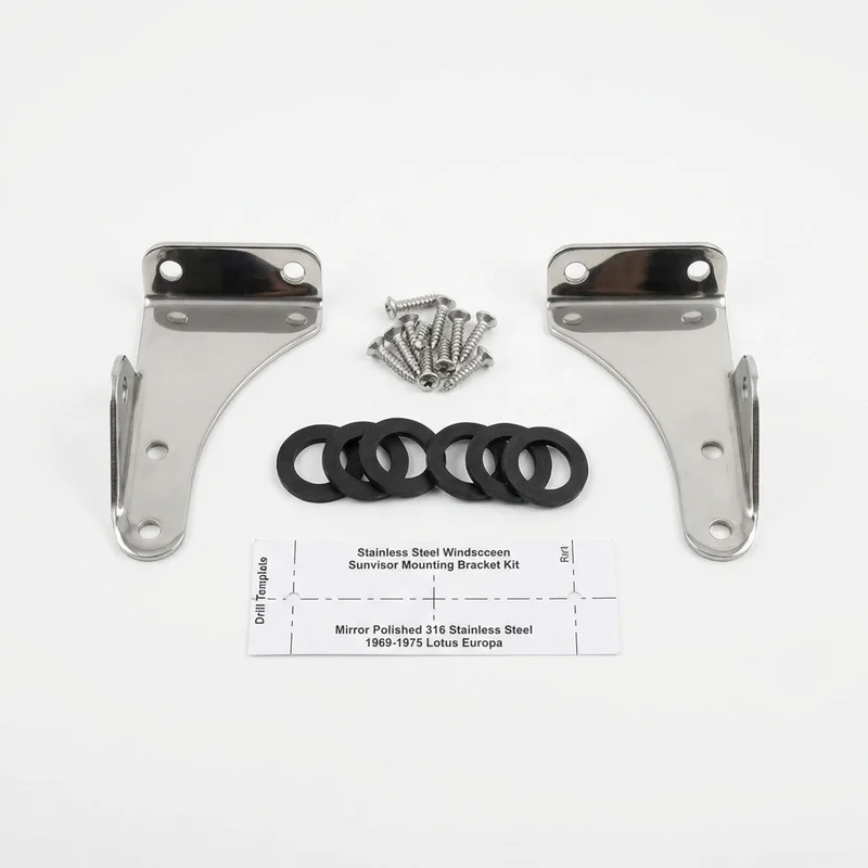 Stainless Steel Mounting Bracket Kit for Lotus Europa (1969 - 1975) - 1