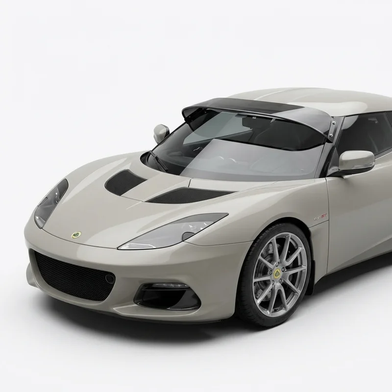 Tinted Acrylic Windscreen Sunvisor for Lotus Evora GT (2020 - 2021) - 1