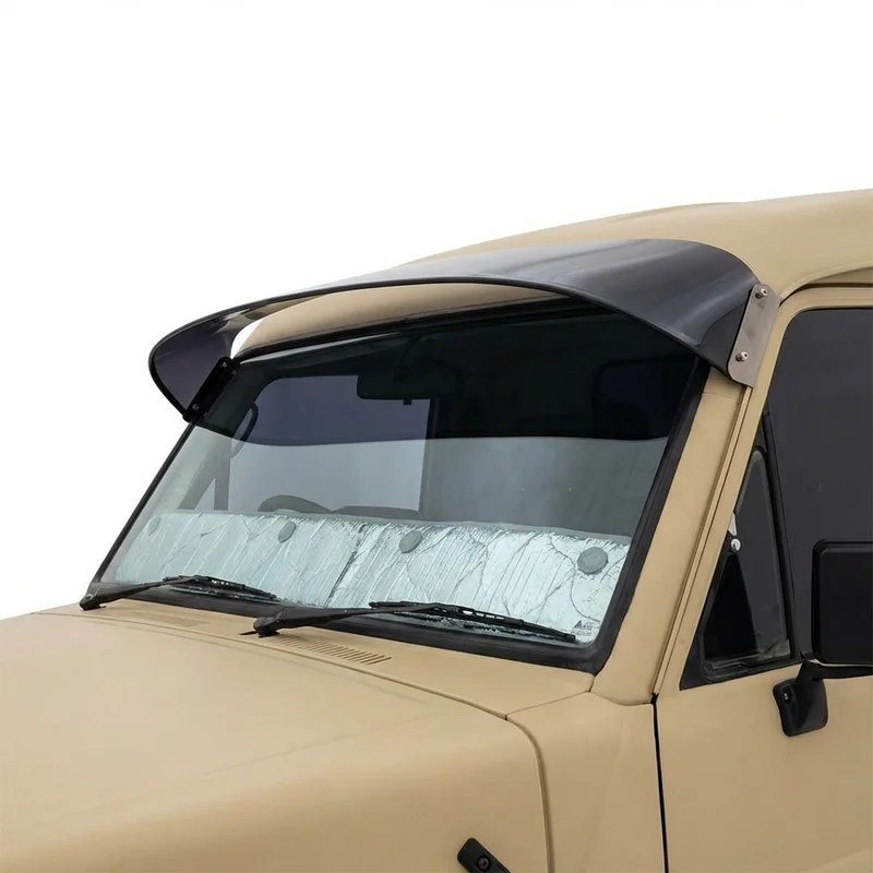 Tinted Acrylic Windscreen Sunvisor for Mack CS250P Mid-Liner (1986 - 2000) - 1