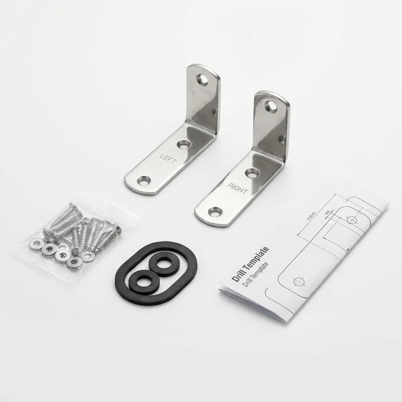 Stainless Steel Mounting Bracket Kit for Mack CX (1999 - 2005) - 1