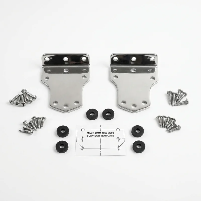 Stainless Steel Mounting Bracket Kit for Mack DMM (1993 - 2003) - 1