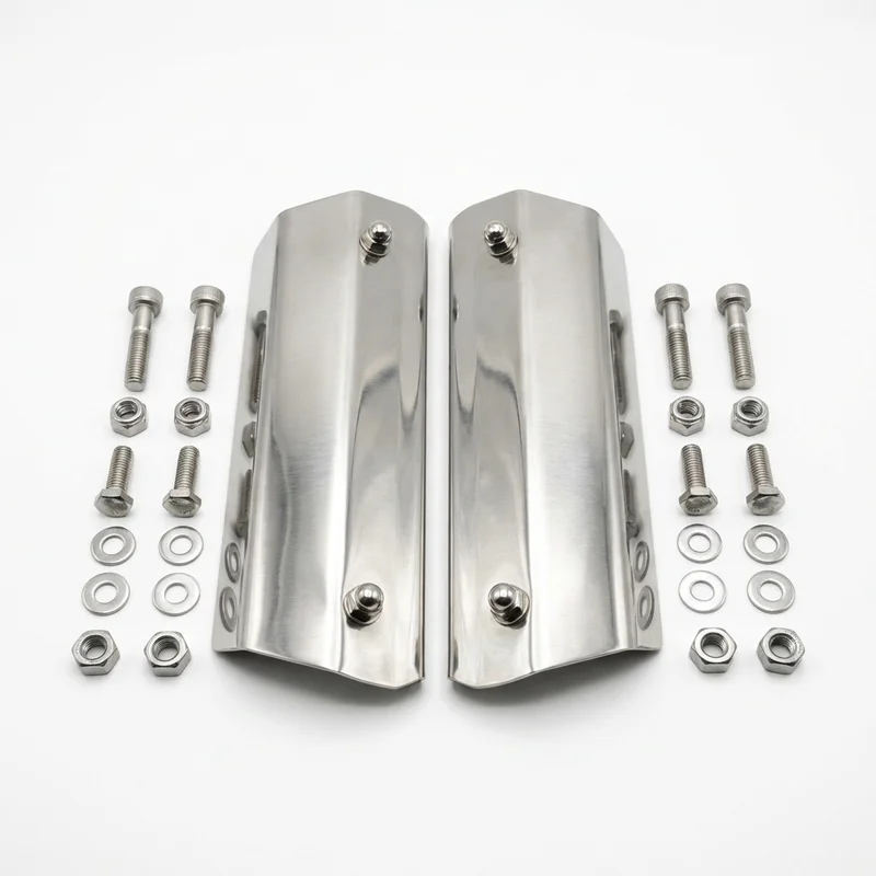 Stainless Steel Mounting Bracket Kit for Mack Granite 8 X 4 (2015 - 2018) - 1
