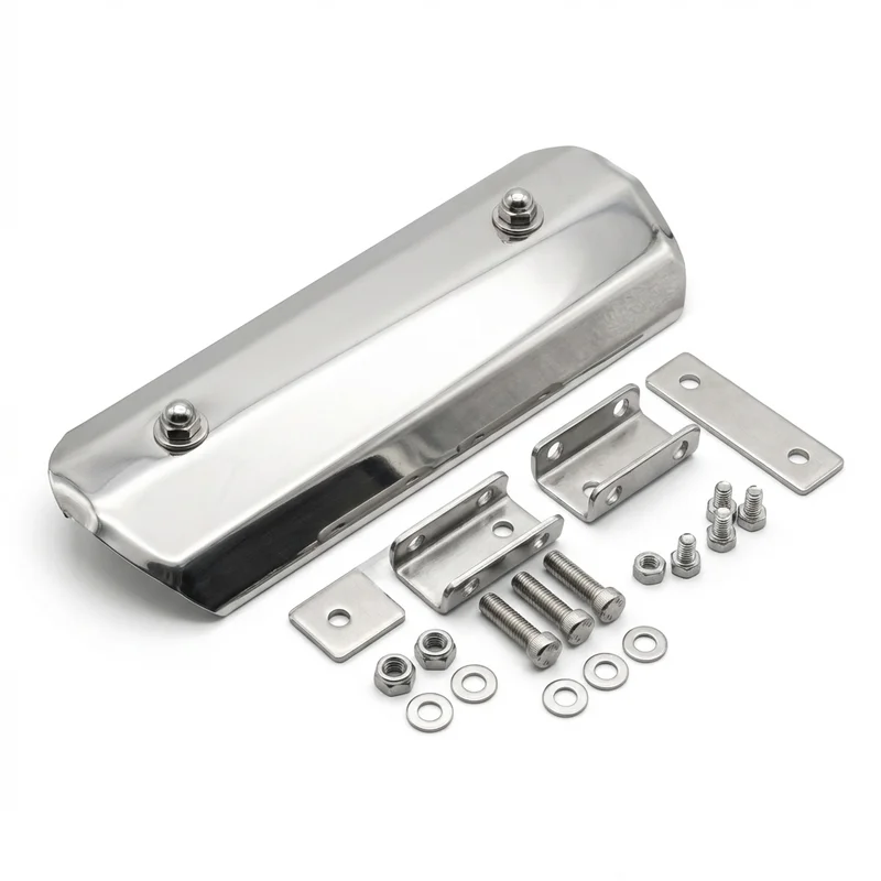 Stainless Steel Mounting Bracket Kit for Mack LE (1995 - 2007) - 1