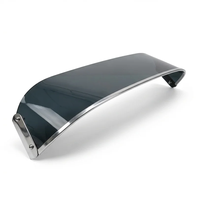 Tinted Acrylic Windscreen Sunvisor for Mack LR (2019 - 2020) - 1