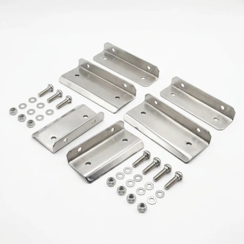 Stainless Steel Mounting Bracket Kit for Mack LR600 (2017 - 2019) - 1