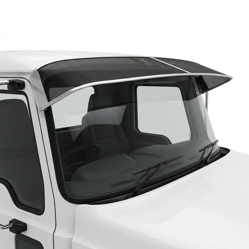 Premium Mesh Windscreen Sunvisor for Mack LR600 (2017 - 2019) - 1