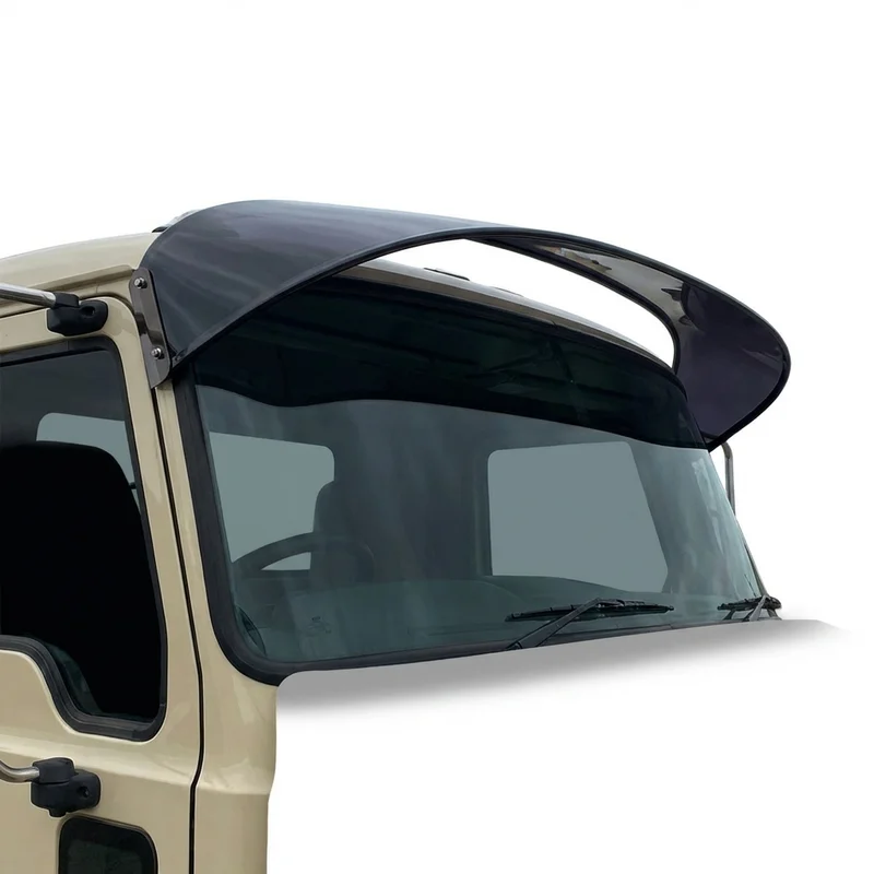 Tinted Acrylic Windscreen Sunvisor for Mack LR600 (2017 - 2019) - 1