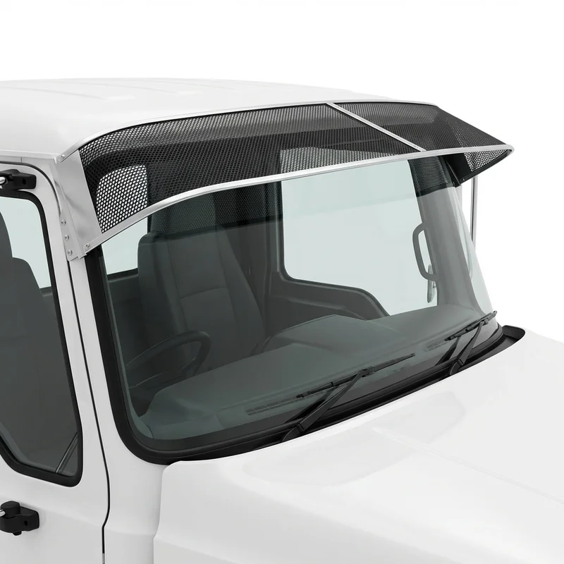Premium Mesh Windscreen Sunvisor for Mack MS250P Mid-Liner (1981 - 2001) - 1