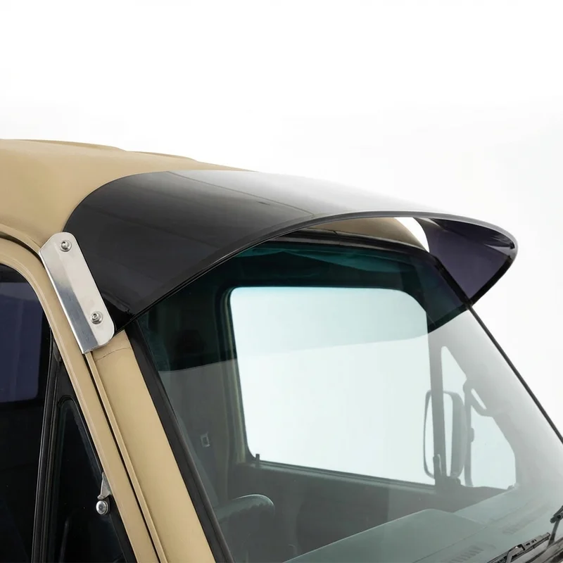 Tinted Acrylic Windscreen Sunvisor for Mack MS250P Mid-Liner (1981 - 2001) - 1