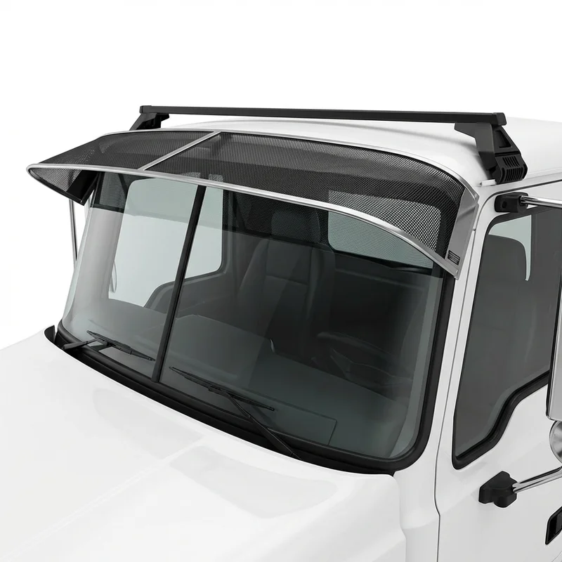 Premium Mesh Windscreen Sunvisor for Mack RW (1993 - 1993) - 1