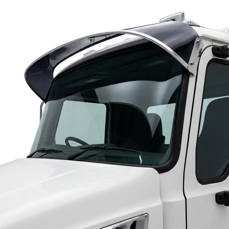 Tinted Acrylic Windscreen Sunvisor for Mack TD700 (2010 - 2017) - 1