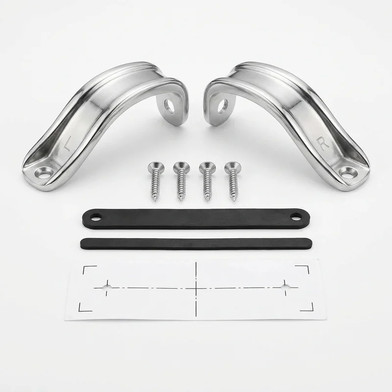 Stainless Steel Mounting Bracket Kit for Marmon Herrington 57PA (1991 - 1996) - 1