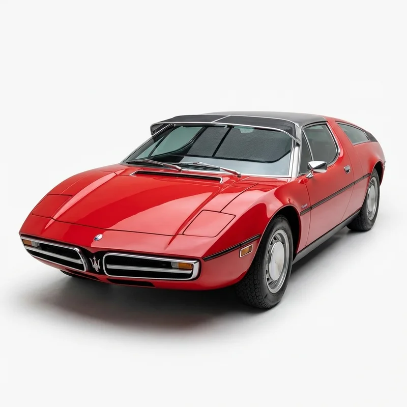 Premium Mesh Windscreen Sunvisor for Maserati Bora (1971 - 1983) - 1