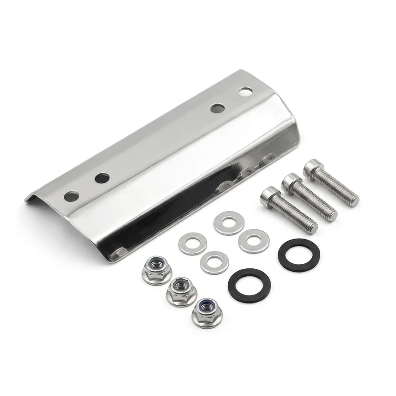 Stainless Steel Mounting Bracket Kit for Maserati Merak (1972 - 1982) - 1