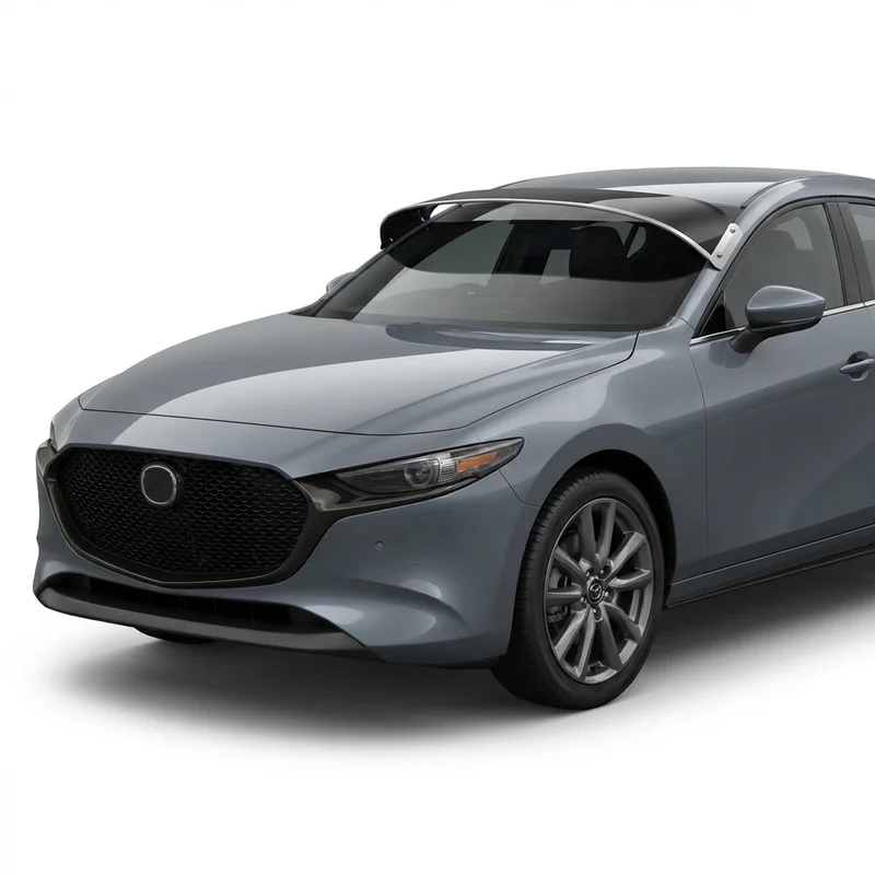 Tinted Acrylic Windscreen Sunvisor for Mazda 3 (2004 - 2025) - 1