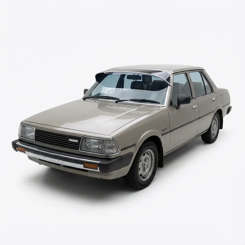 Tinted Acrylic Windscreen Sunvisor for Mazda 626 (1979 - 2002) - 1