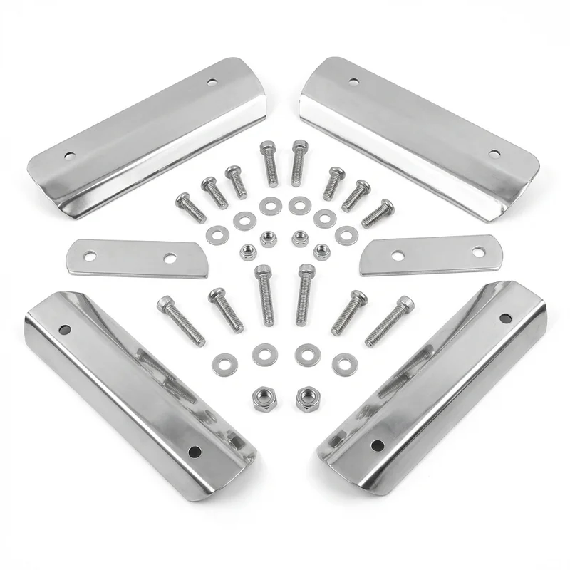 Stainless Steel Mounting Bracket Kit for Mazda 808 (1972 - 1977) - 1