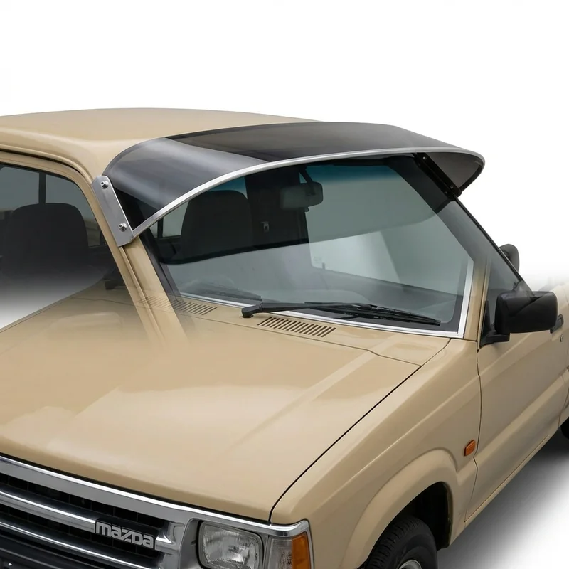 Tinted Acrylic Windscreen Sunvisor for Mazda B2300 (1994 - 2010) - 1