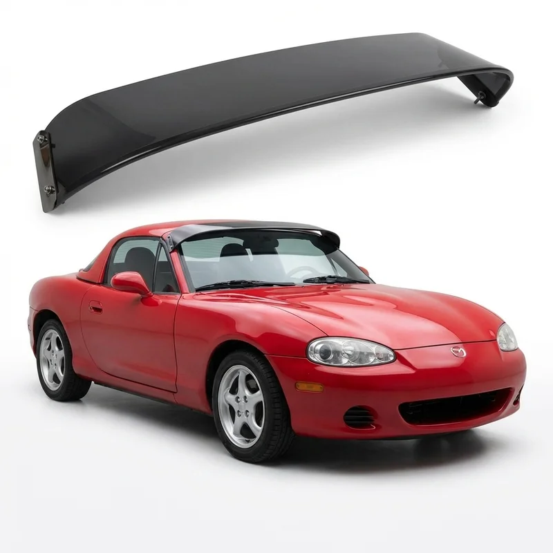 Tinted Acrylic Windscreen Sunvisor for Mazda Miata (1990 - 2005) - 1