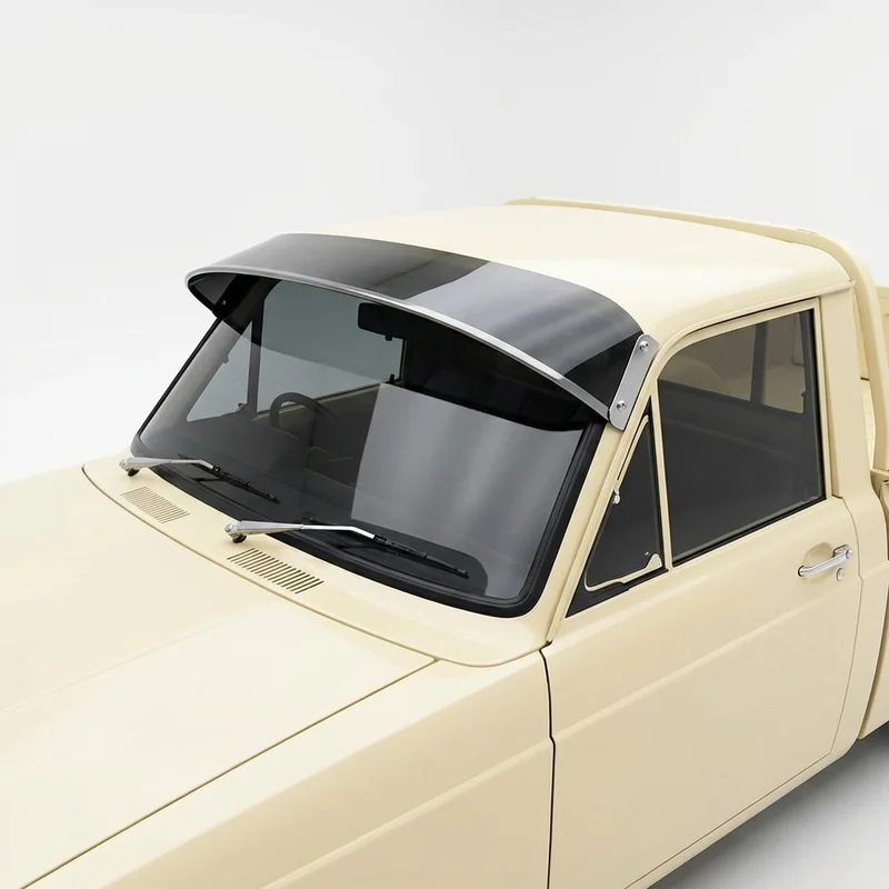 Tinted Acrylic Windscreen Sunvisor for Mazda Mizer (1976 - 1977) - 1