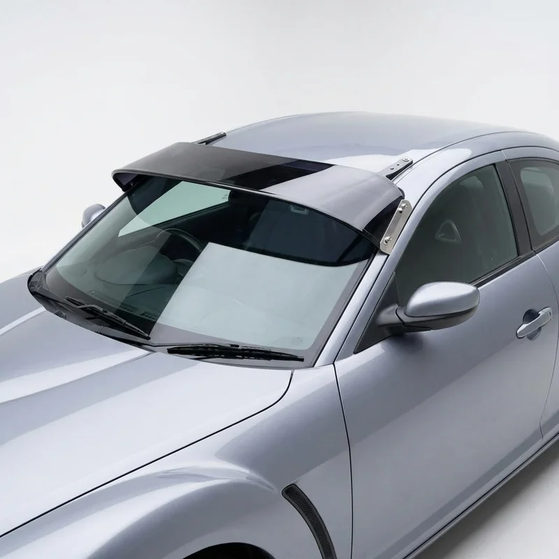 Tinted Acrylic Windscreen Sunvisor for Mazda RX-8 (2004 - 2011) - 1