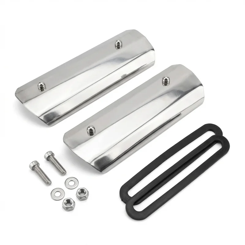 Stainless Steel Mounting Bracket Kit for Mercury Capri (1966 - 1994) - 1