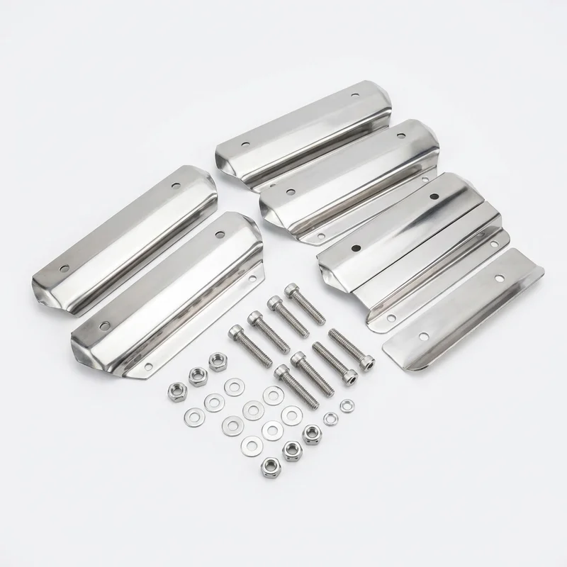 Stainless Steel Mounting Bracket Kit for Mercury Commuter (1961 - 1961) - 1