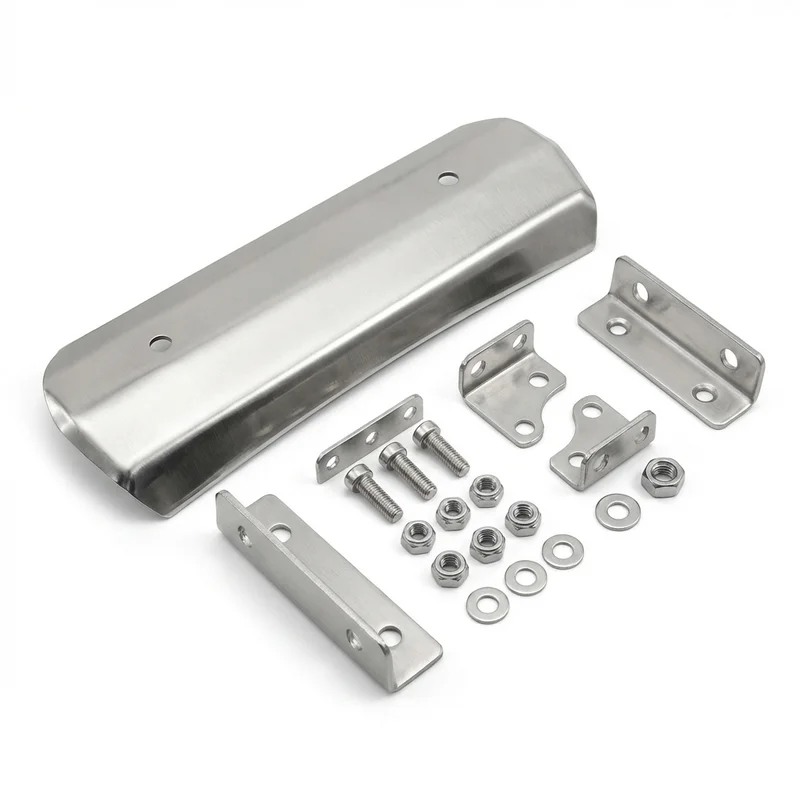 Stainless Steel Mounting Bracket Kit for Mercury Meteor (1961 - 1961) - 1