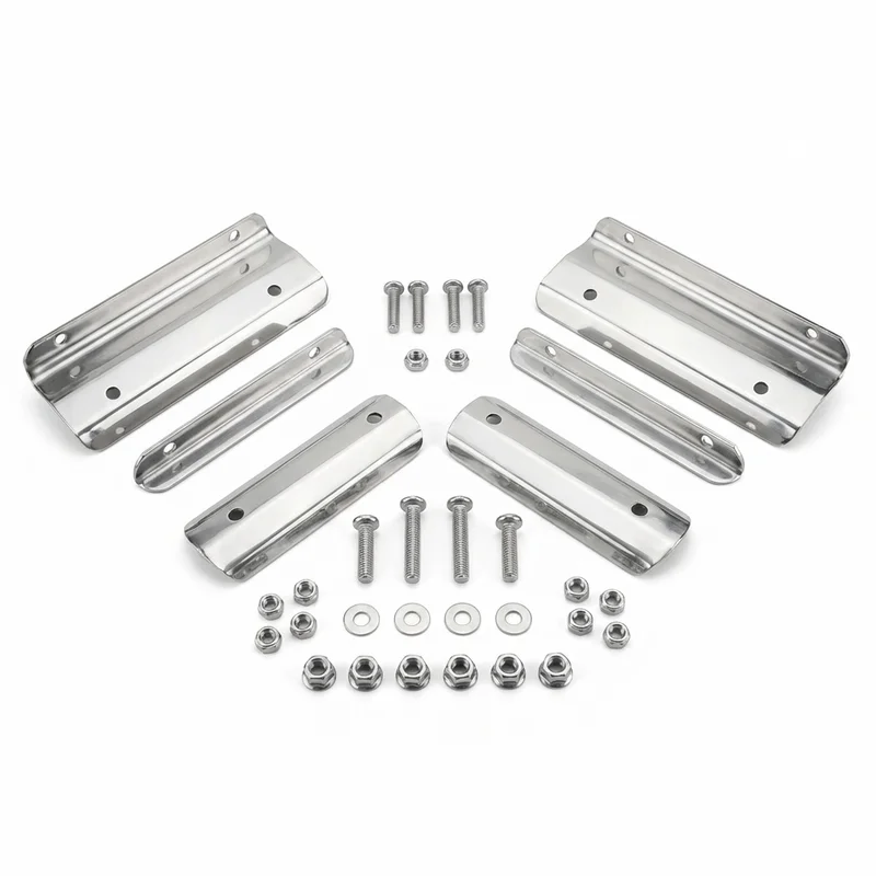 Stainless Steel Mounting Bracket Kit for Mercury Monterey (1959 - 2007) - 1