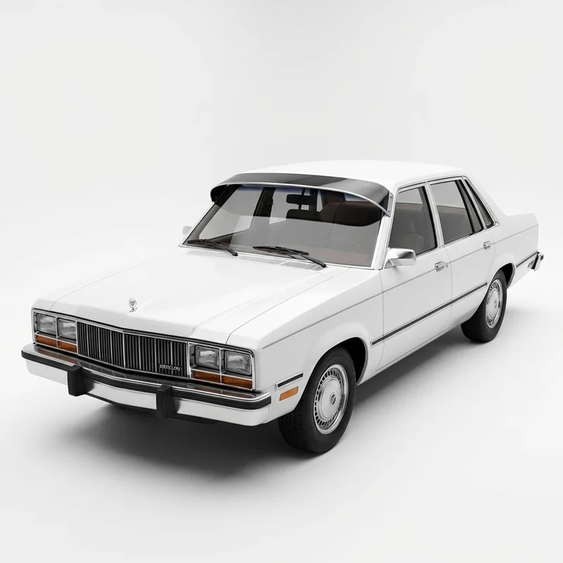 Tinted Acrylic Windscreen Sunvisor for Mercury Zephyr (1978 - 1983) - 1